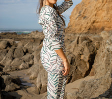 Load image into Gallery viewer, Kacee Knit Zebra Print with Ruffles