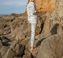 Load image into Gallery viewer, Kacee Knit Zebra Print with Ruffles