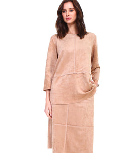 Anita Stretch Suede Top