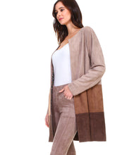 Load image into Gallery viewer, Adella Stretch Suede Jacket