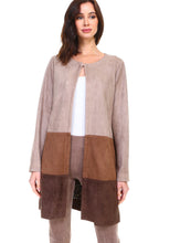 Load image into Gallery viewer, Adella Stretch Suede Jacket