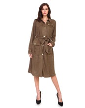 Load image into Gallery viewer, Ariana Suede Trench Coat &amp; Dress