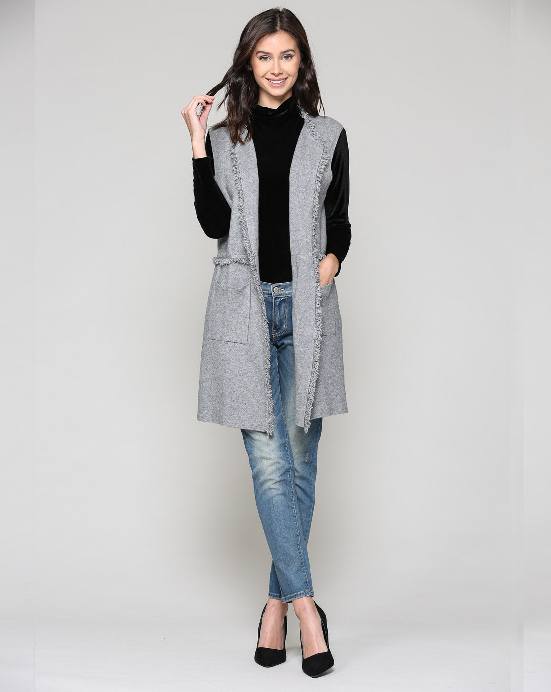 Heidi Stretch Sweater Knitted Vest