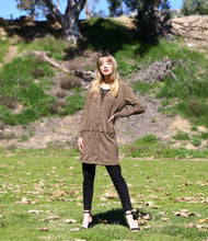 Load image into Gallery viewer, Arica Suede Tunic Dress