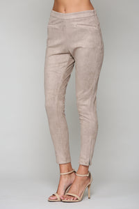 Ariel Stretch Suede Pant