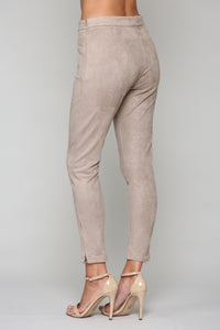 Ariel Stretch Suede Pant