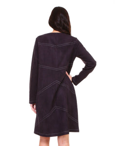 Amira Stretch Suede Dress / Jacket