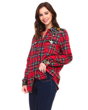 Load image into Gallery viewer, Paige Cotton Plaid Top