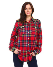 Load image into Gallery viewer, Paige Cotton Plaid Top