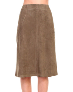 Allisson Suede Skirt