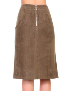 Allisson Suede Skirt