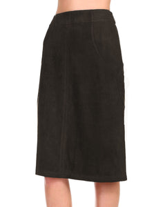 Allisson Suede Skirt