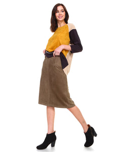 Allisson Suede Skirt