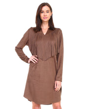 Load image into Gallery viewer, Angie Suede Tunic Dress