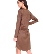 Load image into Gallery viewer, Angie Suede Tunic Dress