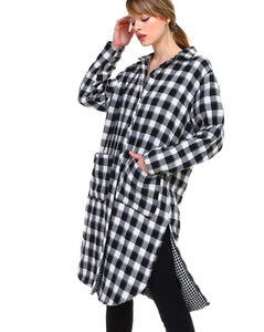 Polly Plaid Thick Flannel Jacket