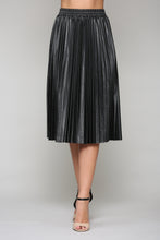 Load image into Gallery viewer, Lisa Pleated Leather Skirt