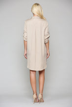Load image into Gallery viewer, Taylor Tencel Shirt Tunic Dress