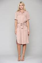 Load image into Gallery viewer, Teresa Tencel Tunic Dress