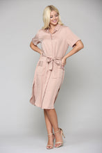 Load image into Gallery viewer, Teresa Tencel Tunic Dress