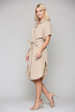 Load image into Gallery viewer, Teresa Tencel Tunic Dress