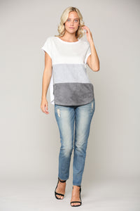 Alexandra Suede & Knit Combo