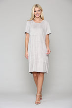 Load image into Gallery viewer, Adelyn Suede Dress with Stitching