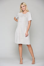 Load image into Gallery viewer, Adelyn Suede Dress with Stitching