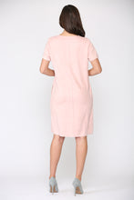 Load image into Gallery viewer, Adelyn Suede Dress with Stitching