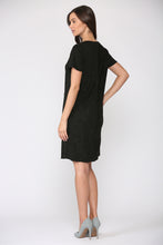Load image into Gallery viewer, Adelyn Suede Dress with Stitching