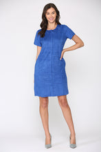 Load image into Gallery viewer, Adelyn Suede Dress with Stitching