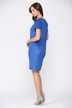 Load image into Gallery viewer, Adelyn Suede Dress with Stitching
