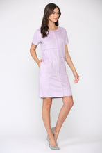 Load image into Gallery viewer, Adelyn Suede Dress with Stitching