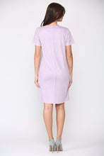 Load image into Gallery viewer, Adelyn Suede Dress with Stitching
