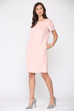 Load image into Gallery viewer, Adelyn Suede Dress with Stitching