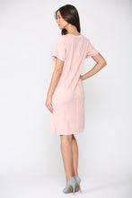 Load image into Gallery viewer, Adelyn Suede Dress with Stitching