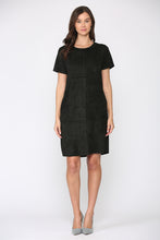 Load image into Gallery viewer, Adelyn Suede Dress with Stitching