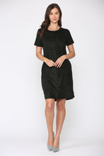 Load image into Gallery viewer, Adelyn Suede Dress with Stitching