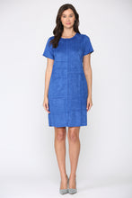 Load image into Gallery viewer, Adelyn Suede Dress with Stitching