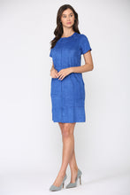 Load image into Gallery viewer, Adelyn Suede Dress with Stitching
