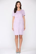 Load image into Gallery viewer, Adelyn Suede Dress with Stitching