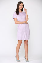 Load image into Gallery viewer, Adelyn Suede Dress with Stitching