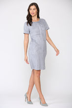 Load image into Gallery viewer, Adelyn Suede Dress with Stitching