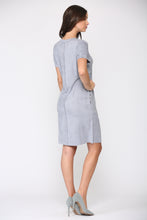 Load image into Gallery viewer, Adelyn Suede Dress with Stitching