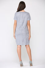 Load image into Gallery viewer, Adelyn Suede Dress with Stitching