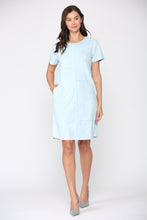 Load image into Gallery viewer, Adelyn Suede Dress with Stitching