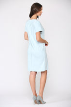 Load image into Gallery viewer, Adelyn Suede Dress with Stitching