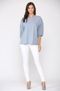 Celeste Cotton Knit Top