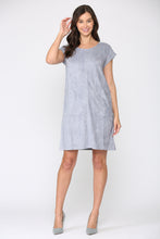 Load image into Gallery viewer, Ariel Suede Dress with Tie Back