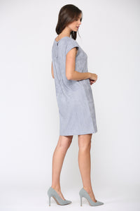 Ariel Suede Dress with Tie Back